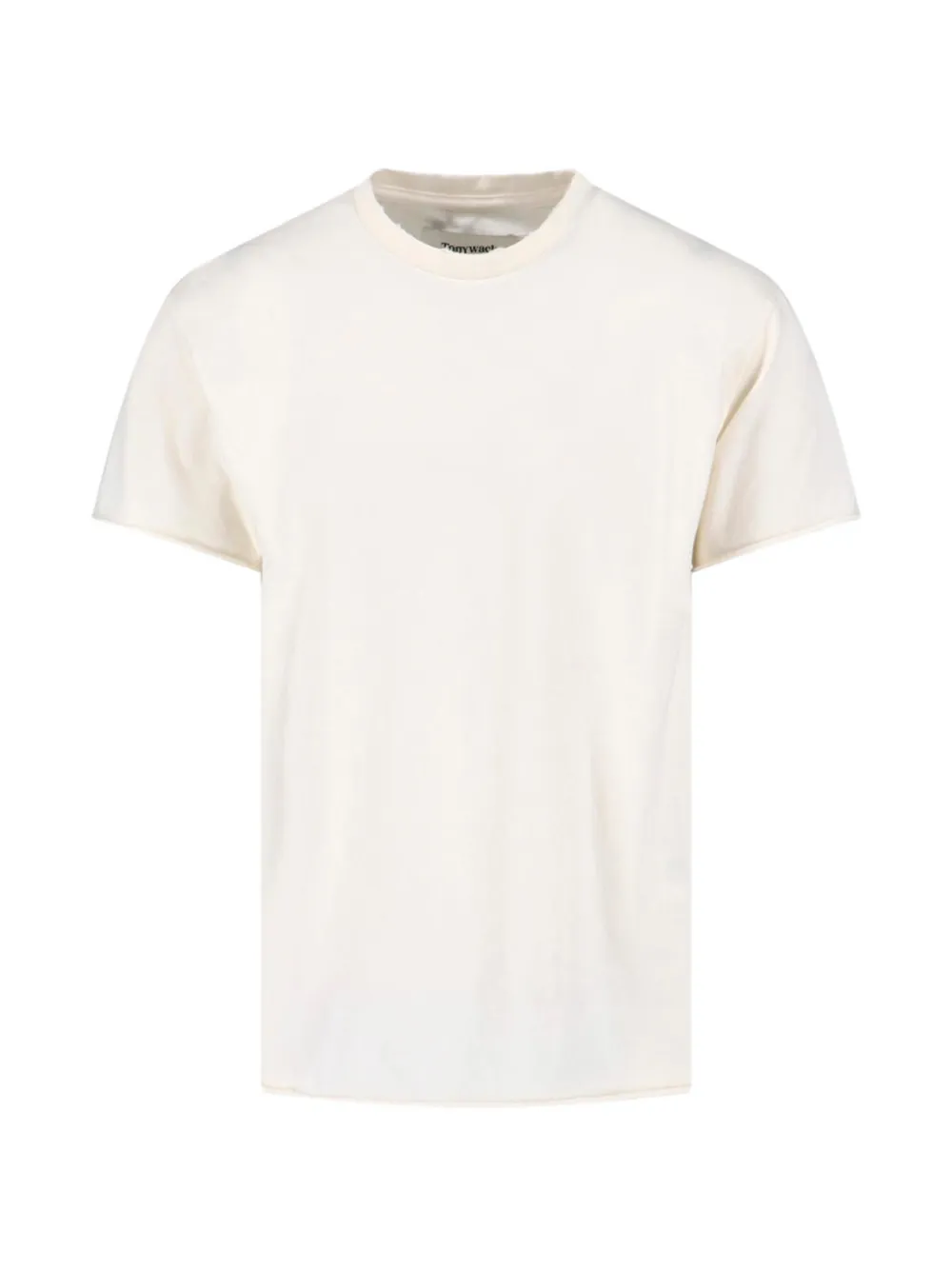 TONYWACK raw-cut T-shirt - Bianco