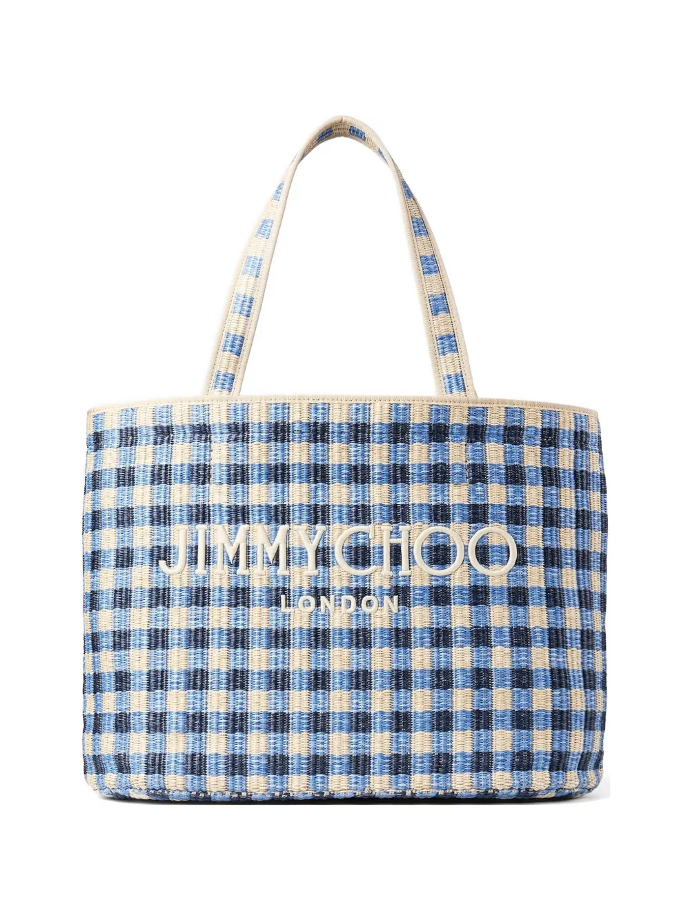 Jimmy Choo beach tote bag - Blu