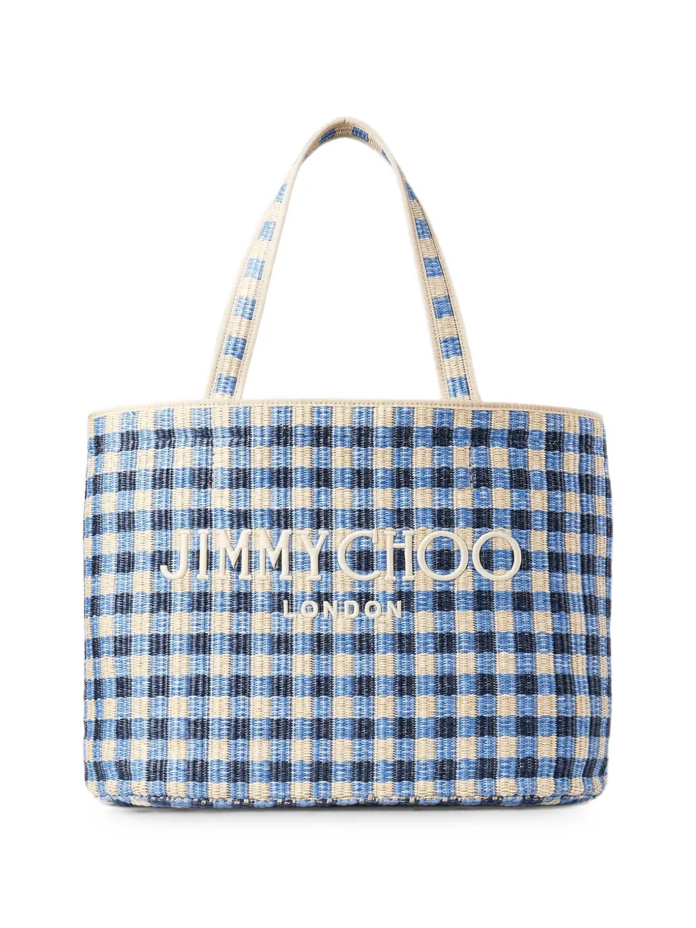 Jimmy Choo beach tote bag - Blau