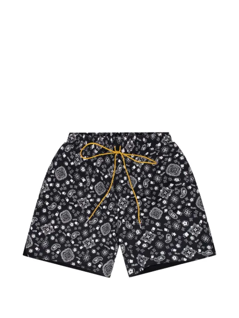RHUDE Ssense Exclusive bandana shorts