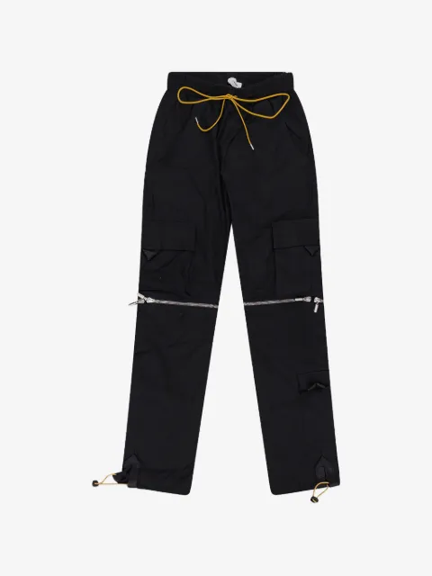 RHUDE pantalones cargo con cierre
