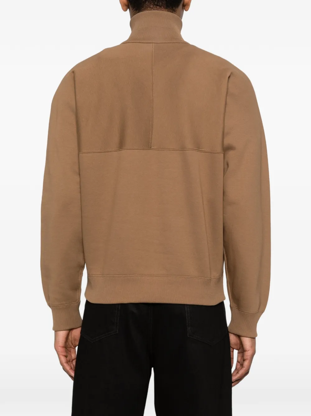 Jil Sander Sweater met korte rits Bruin