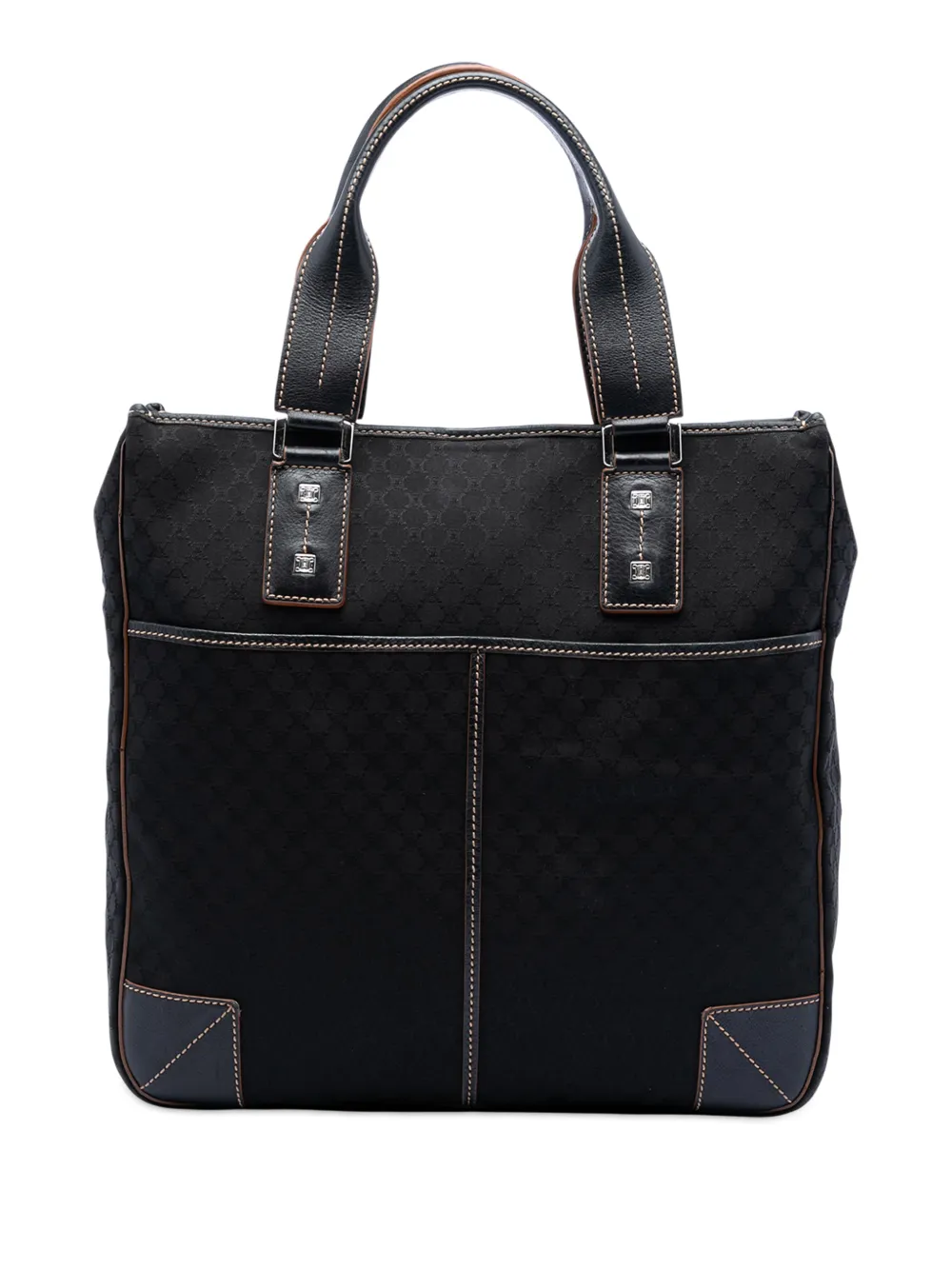 Celine Pre-Owned 2007 Macadam Canvas tote bag - Black