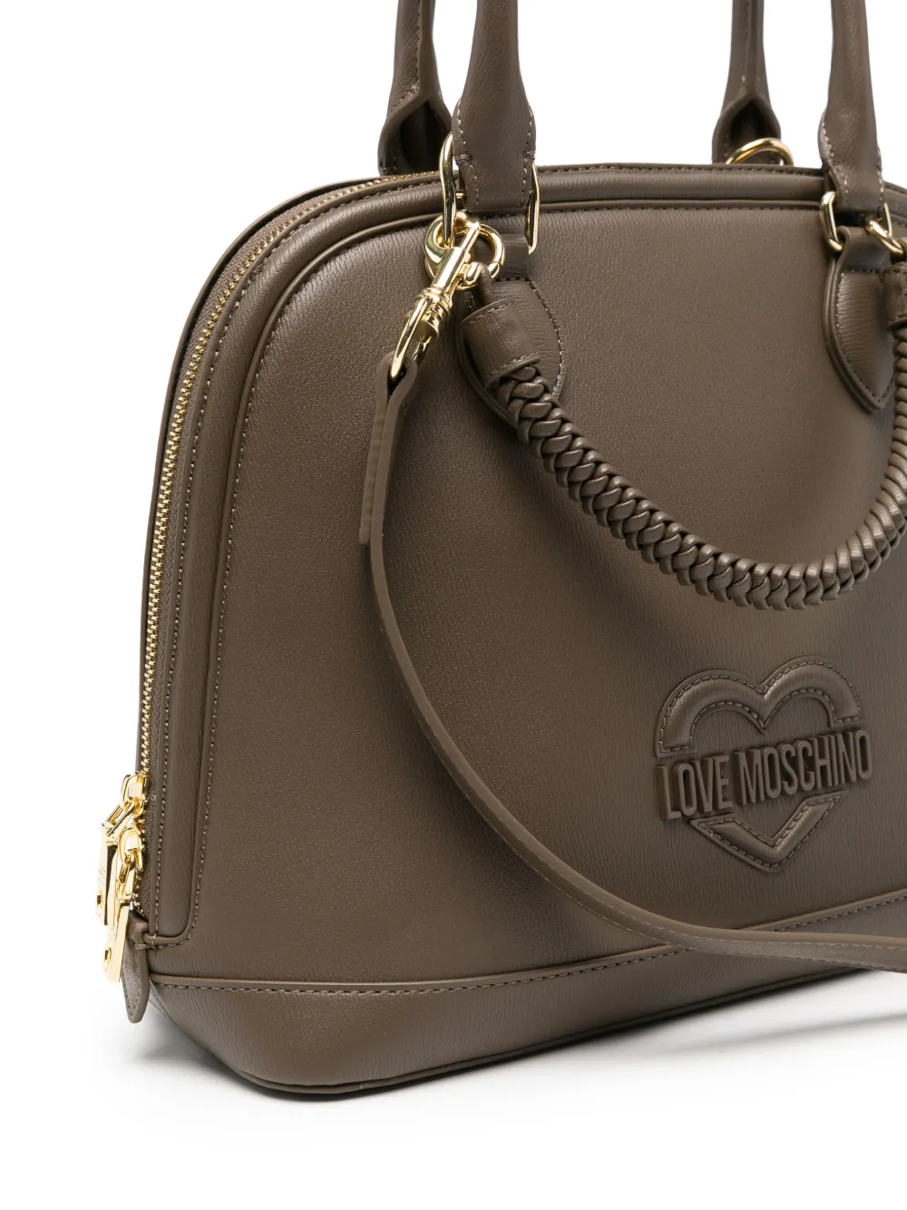 Love Moschino Schoudertas met logo Grijs