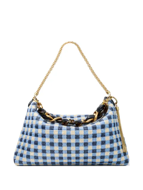 Callie Maxi check chain shoulder bag