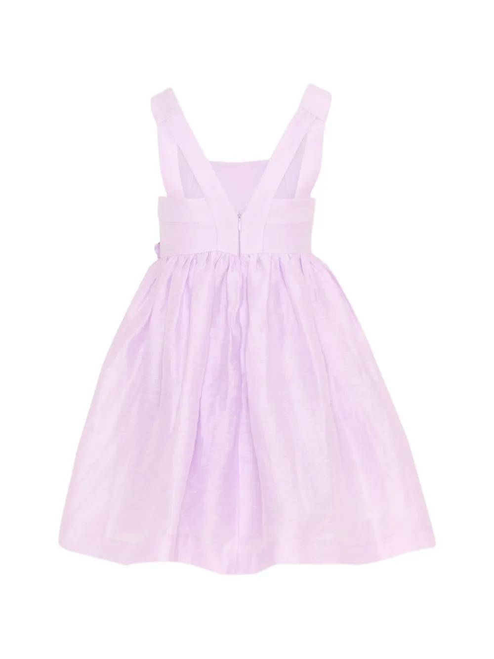 Floral-Details Dress