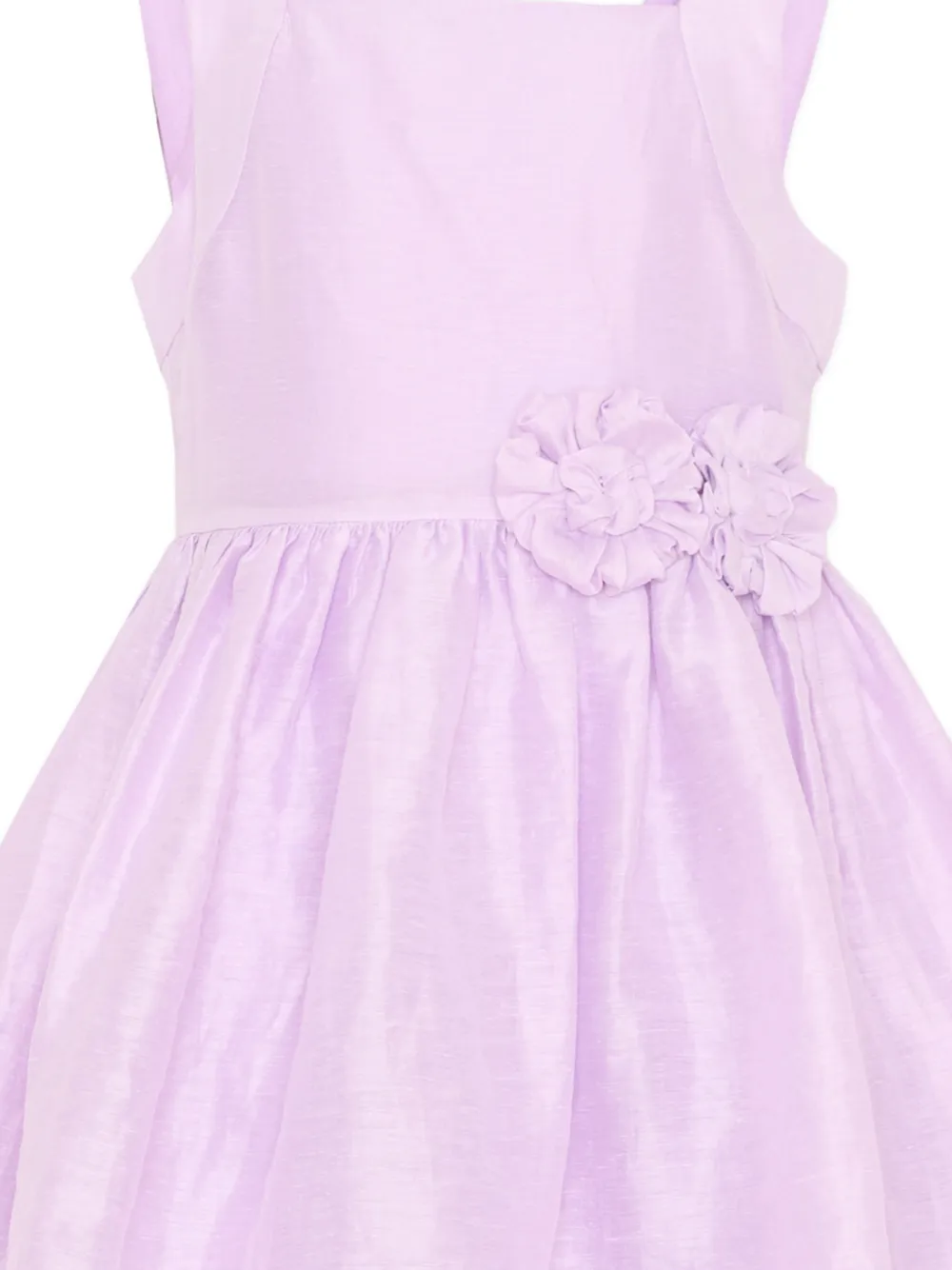 Floral-Details Dress