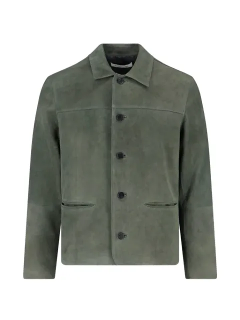 TONYWACK button suede jacket