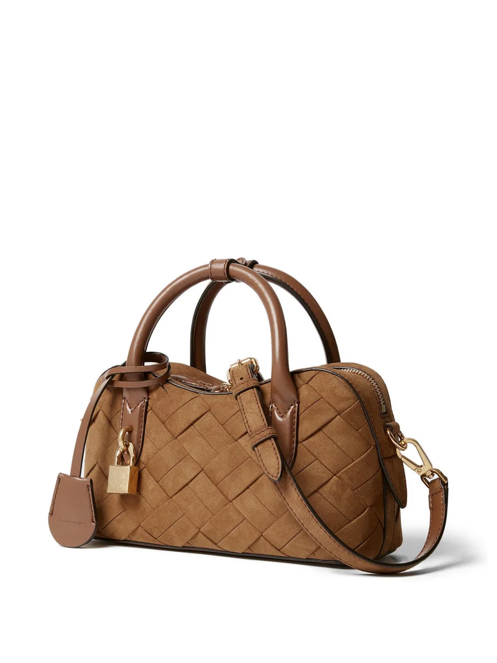 Stella McCartney Geweven schoudertas Bruin