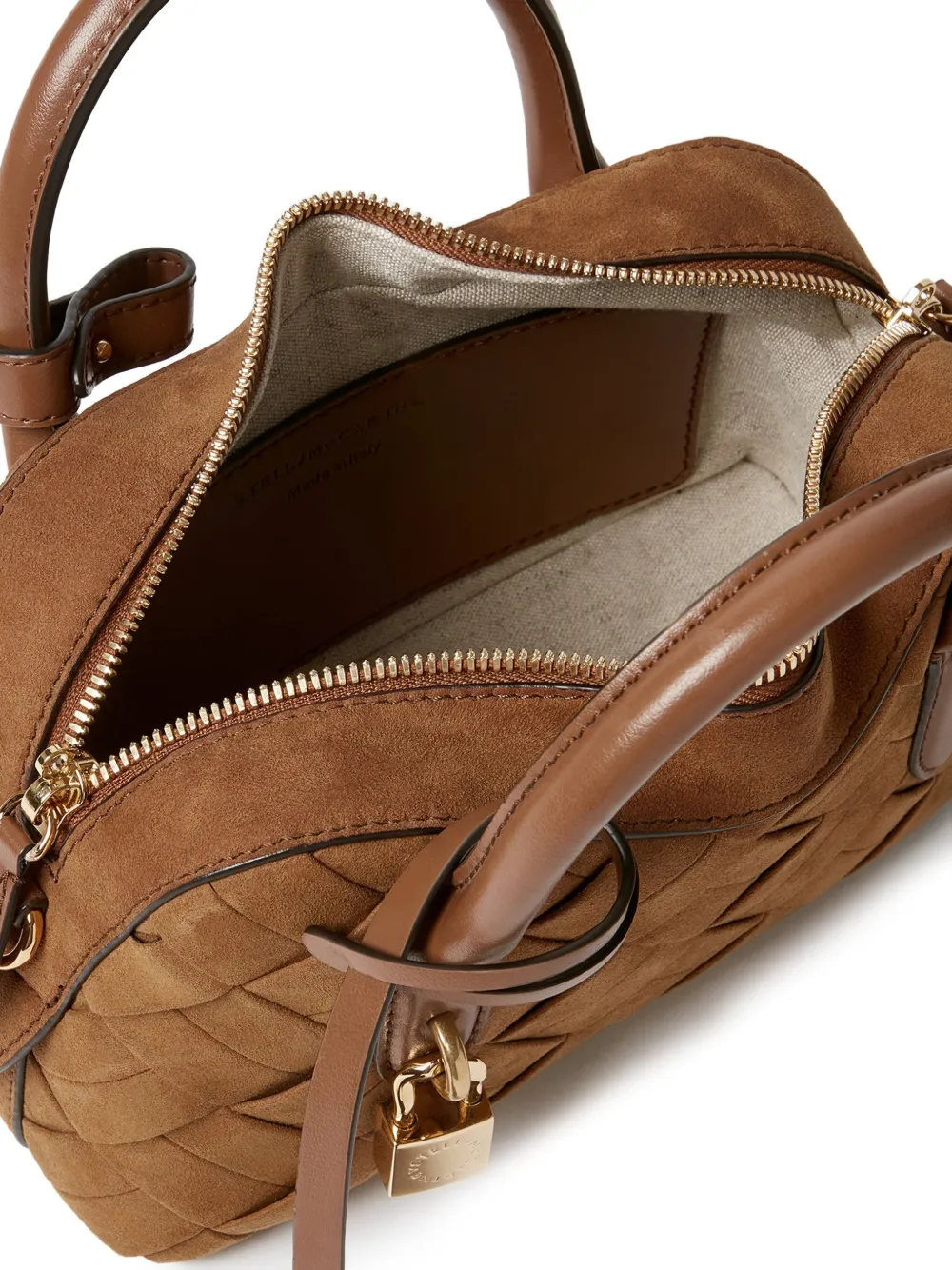 Stella McCartney Geweven schoudertas Bruin