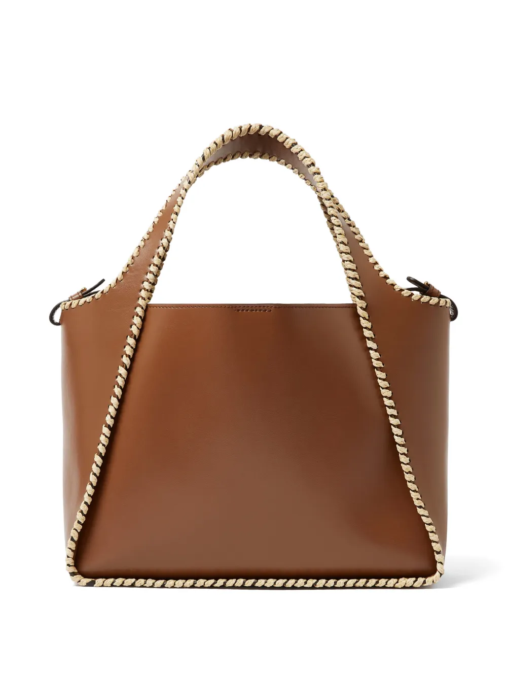 Stella McCartney Schoudertas met logo-applicatie Bruin