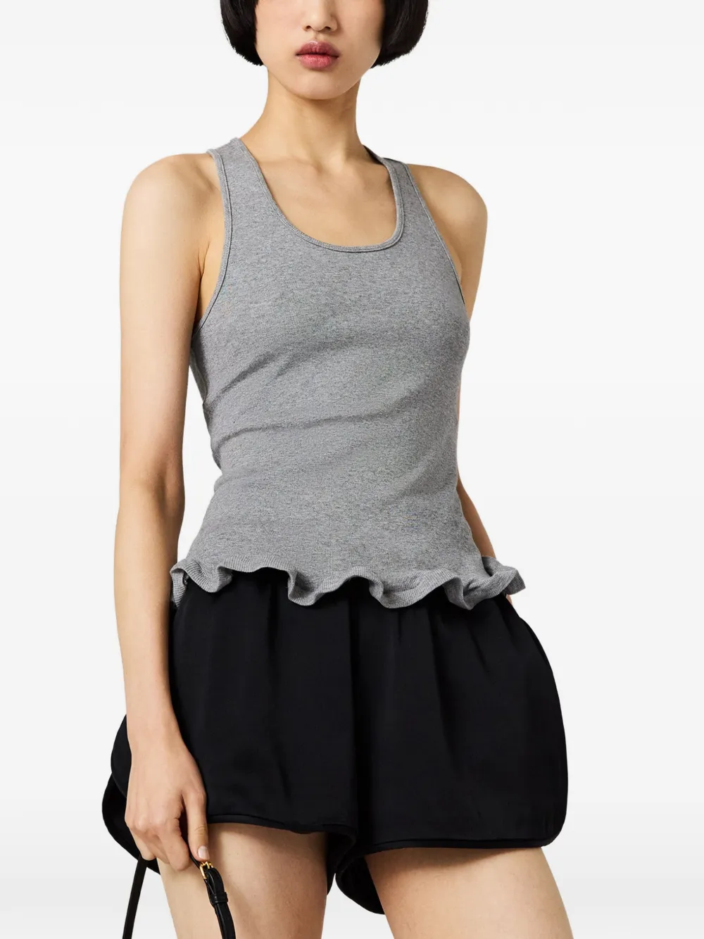 Stella McCartney Envers satijnen shorts Zwart