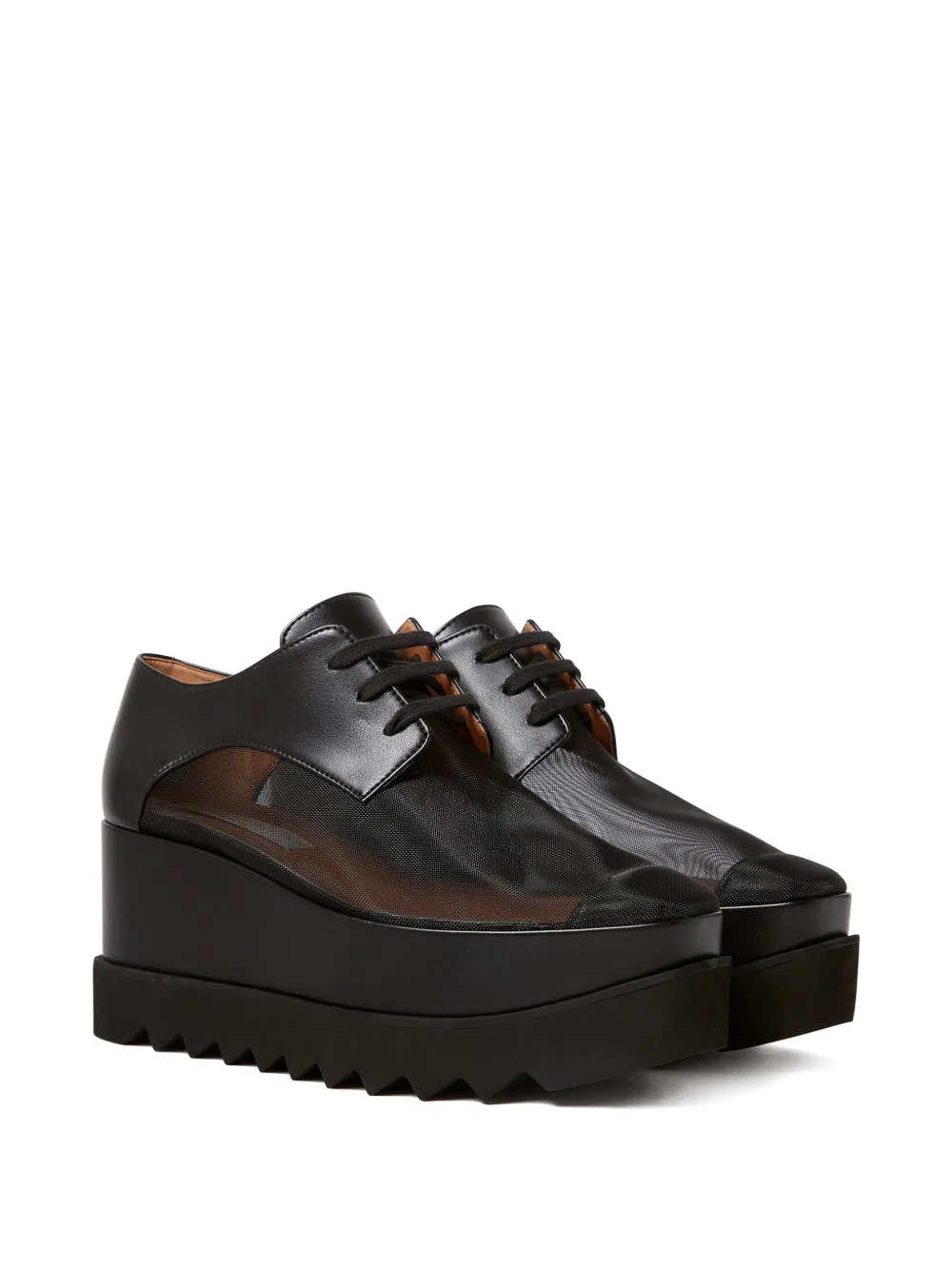 Stella McCartney Derby schoenen met plateauzool Wit