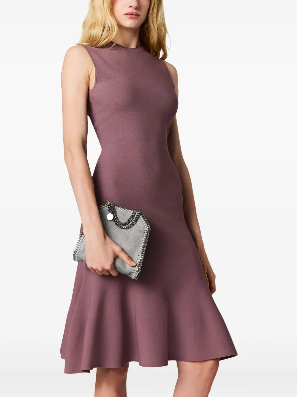 Stella McCartney Jurk met ronde hals Paars