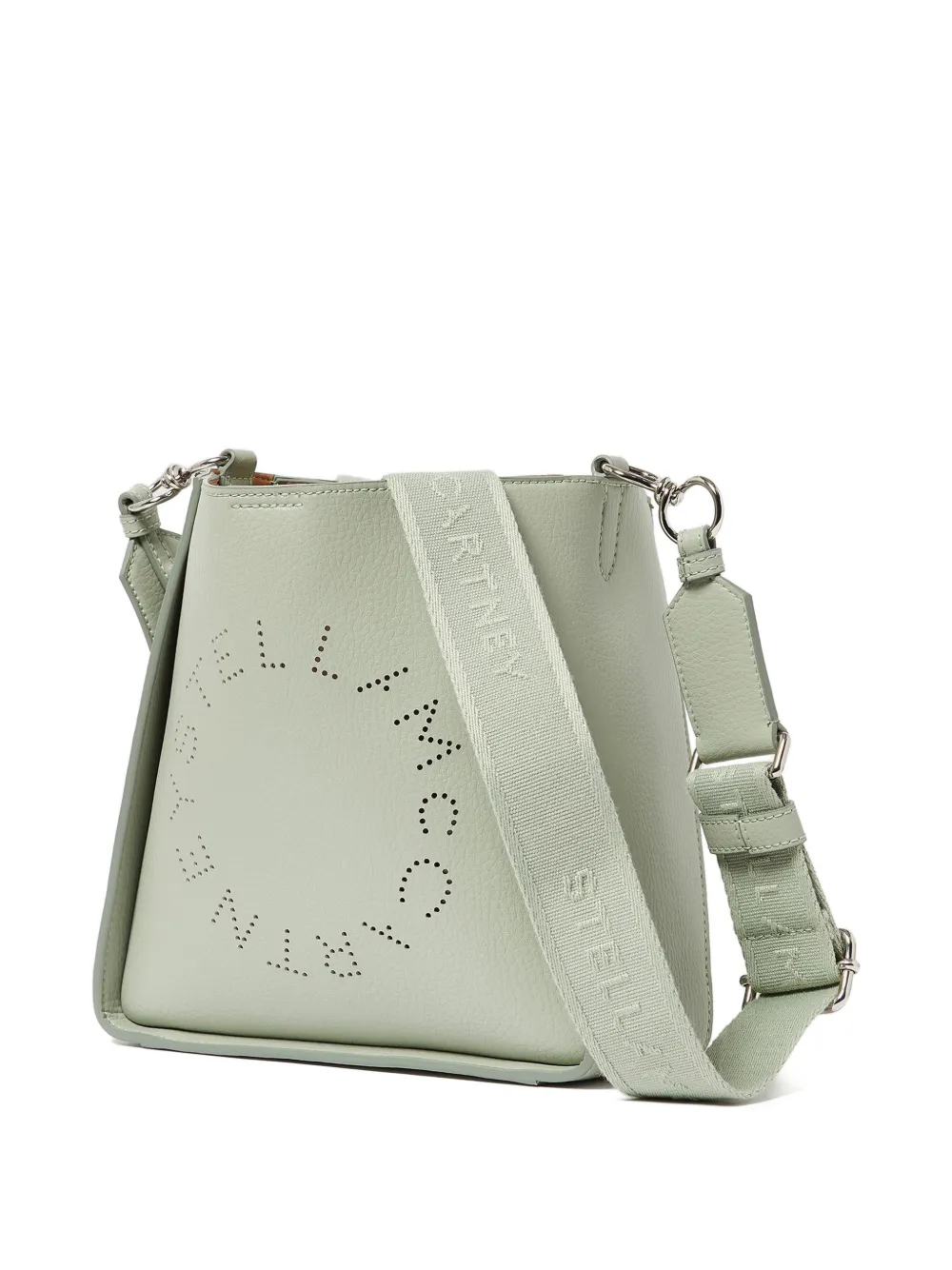 Stella McCartney Crossbodytas met logodetail Groen