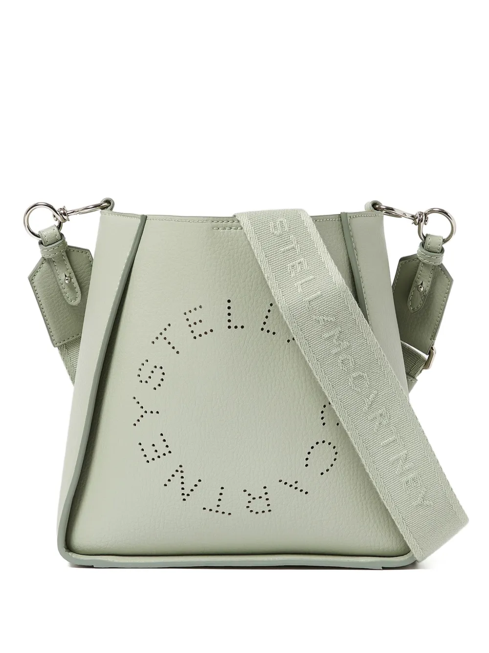 Stella McCartney Borsa a tracolla con logo - Verde
