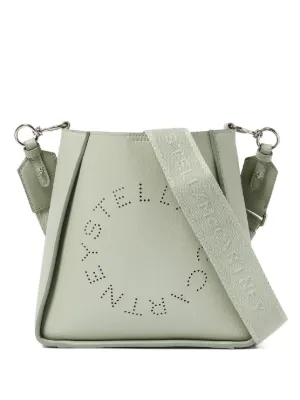 Stella McCartney Logo Square Mini Crossbody Bag | Neutrals | FARFETCH