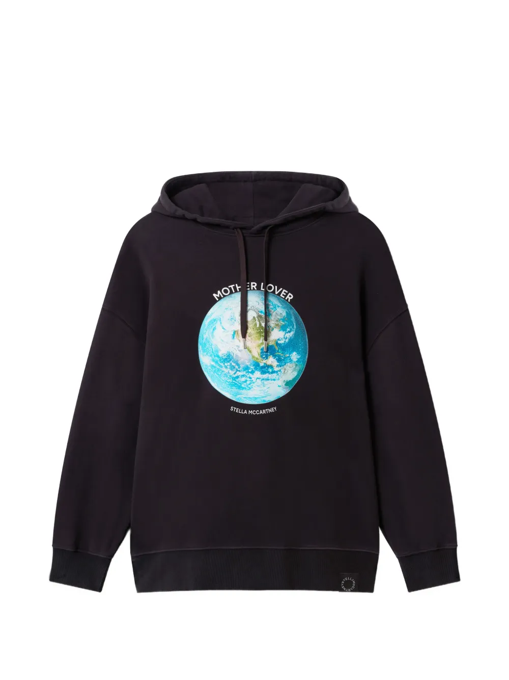 Stella McCartney Top Mother Lover con cappuccio - Nero