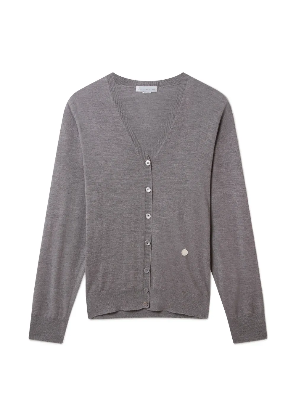 Stella McCartney Cardigan con scollo a V - Grigio