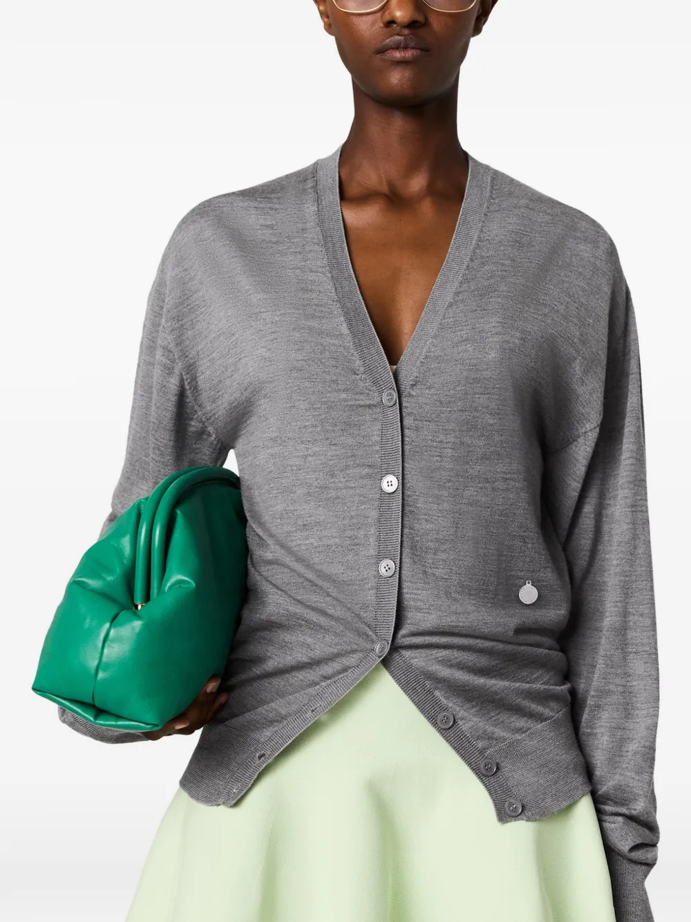  Stella Mccartney V-neck Cardigan - Grey 