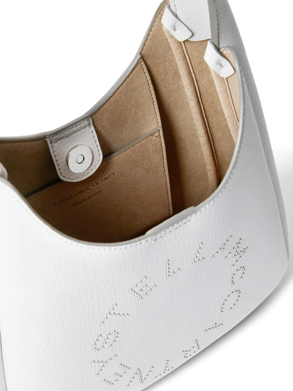 Stella McCartney Kleine shopper met logo Grijs