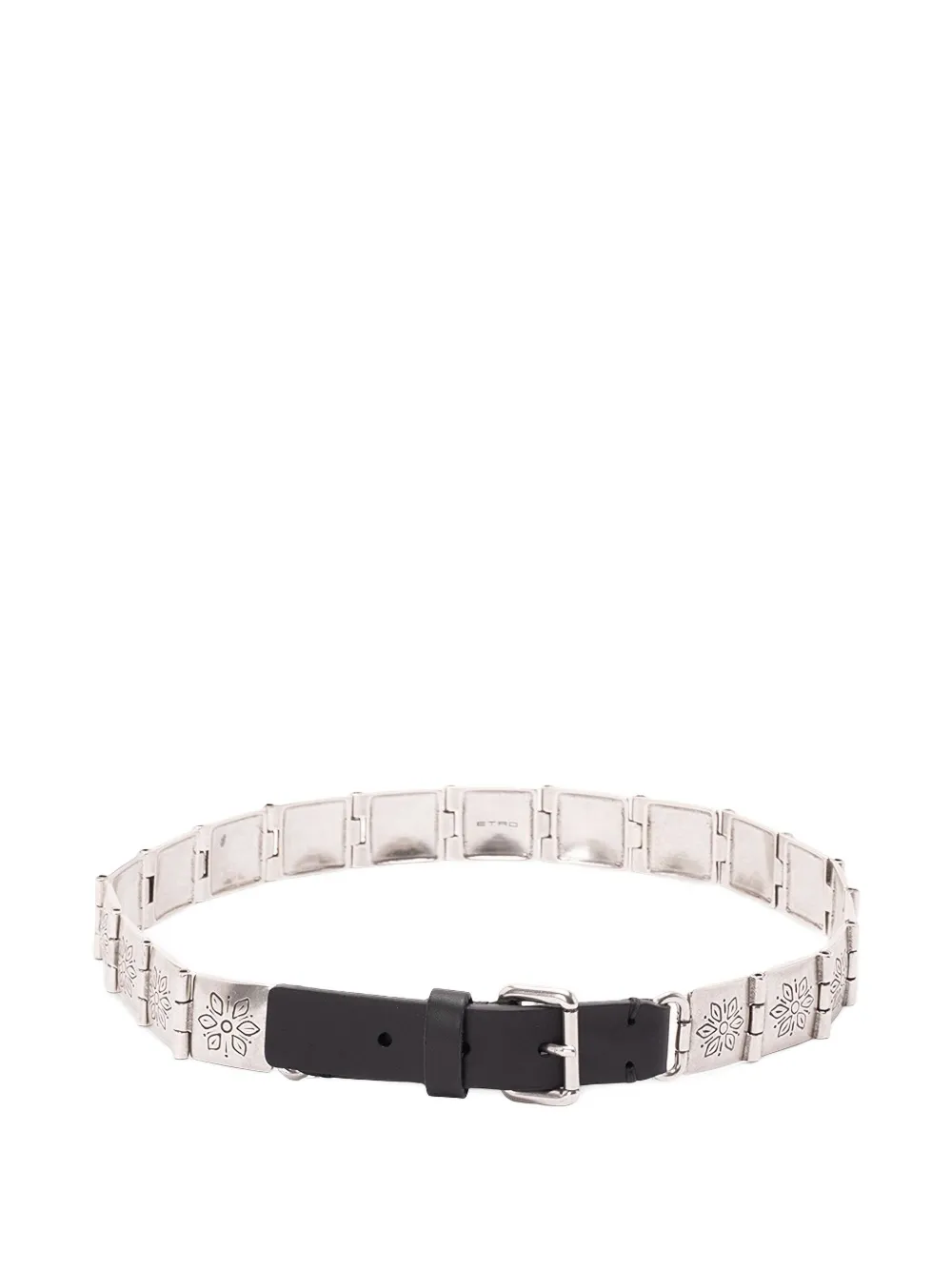 ETRO engraved-detail belt - Argento