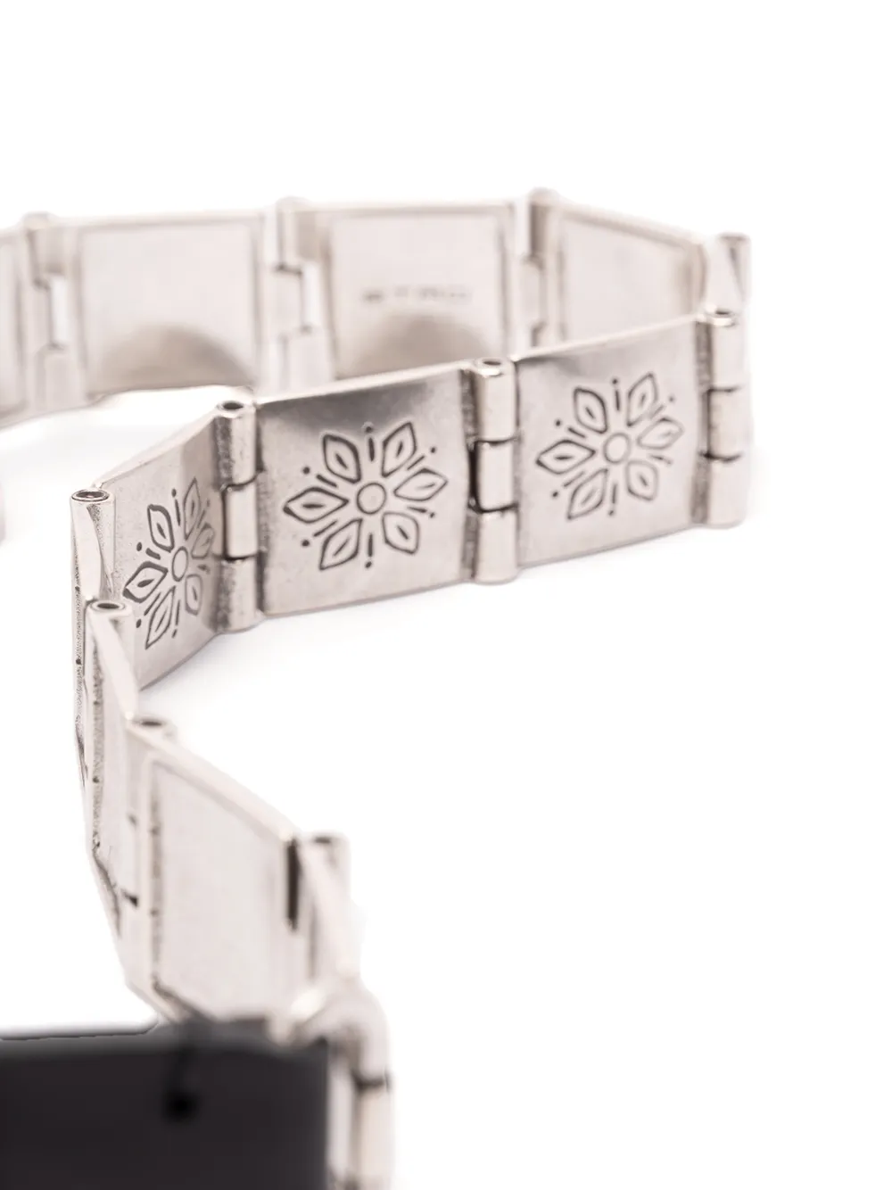  Etro Engraved-detail Belt - Silver 