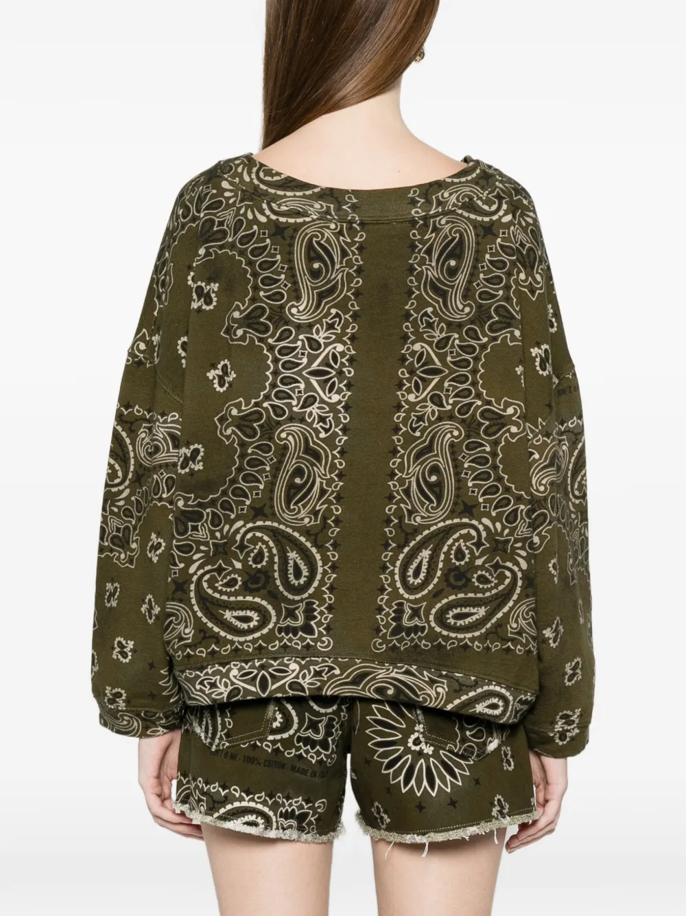 Paisley-Print Sweatshirt