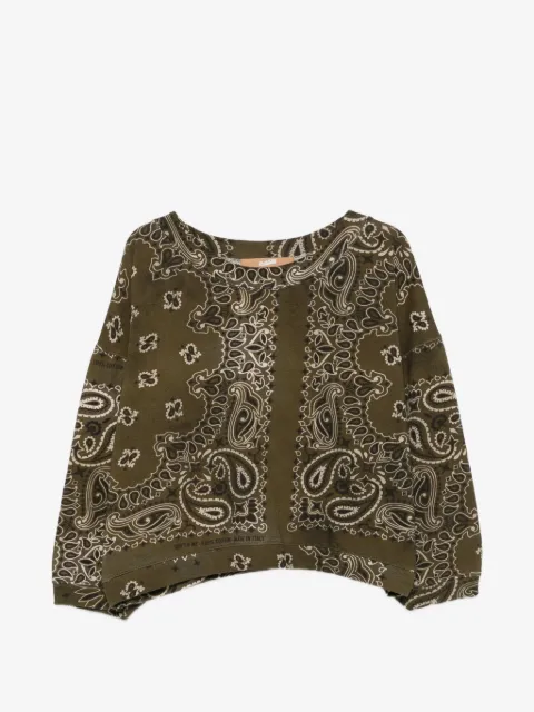 DON'T @ ME  paisley-print sweatshirt
