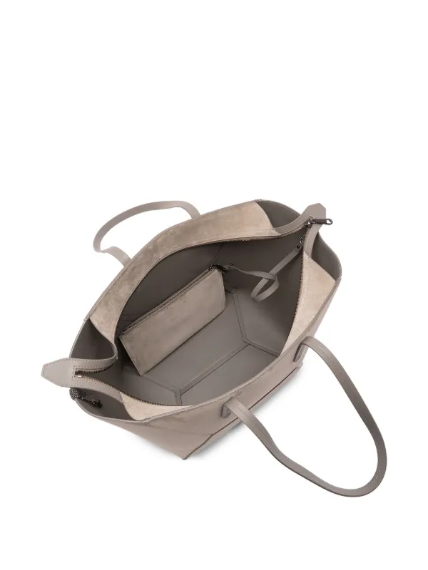 Brunello Cucinelli BC Duo Tote Bag | Grey | FARFETCH