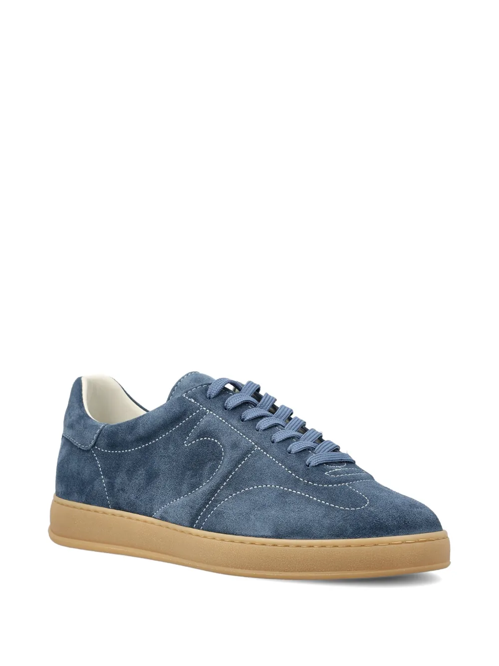 Tagliatore Suède sneakers Blauw
