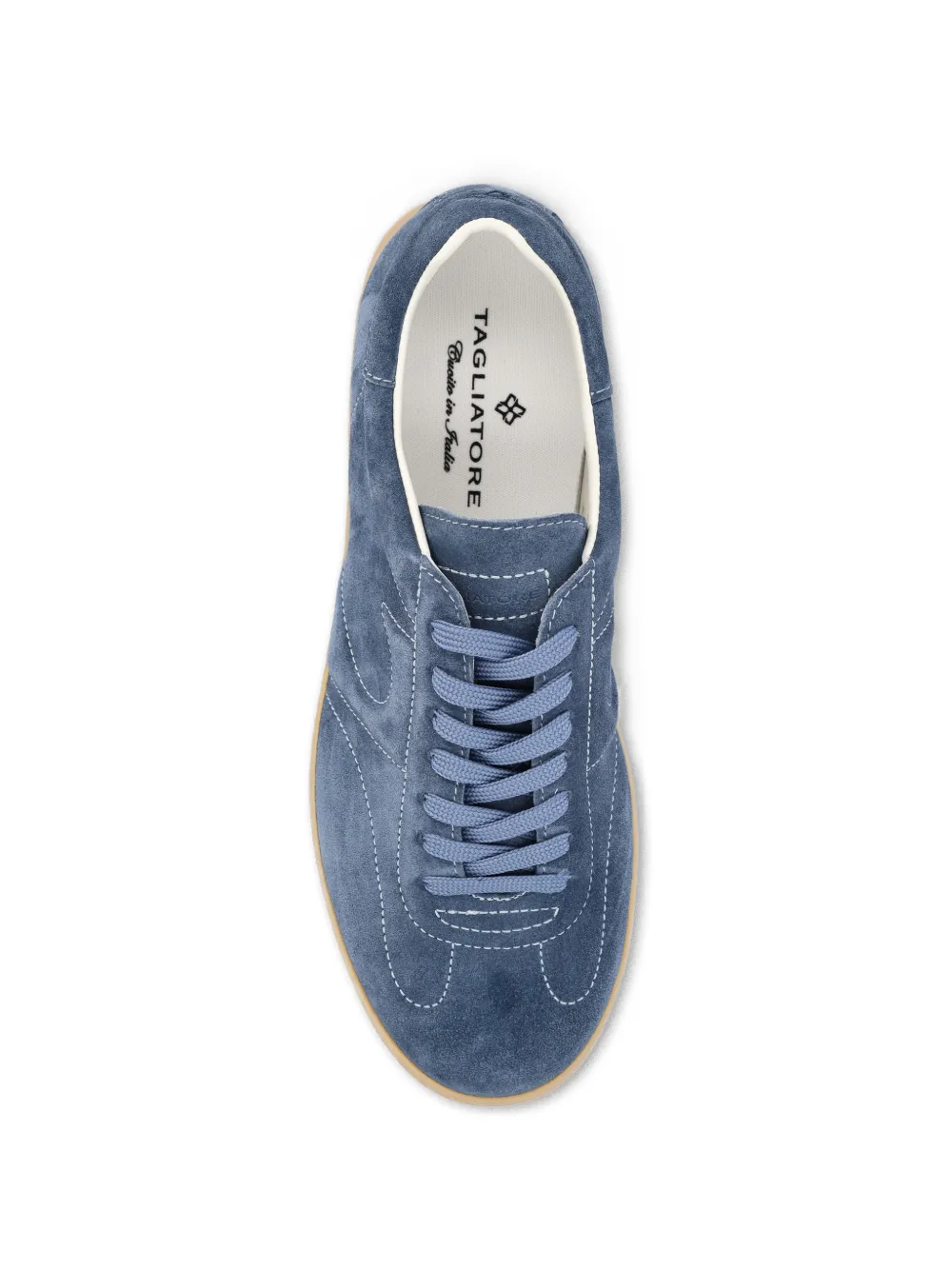 Tagliatore Suède sneakers Blauw