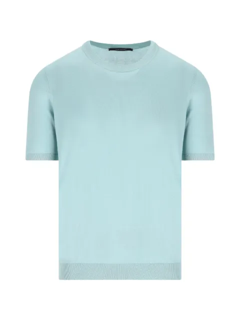 Tagliatore ribbed trim T-shirt