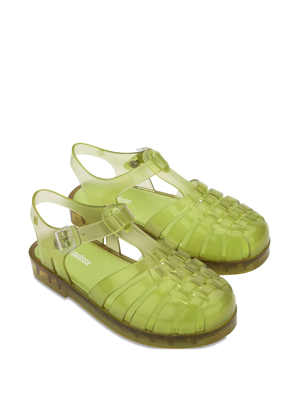 Mini Melissa Possession woven sandals Groen
