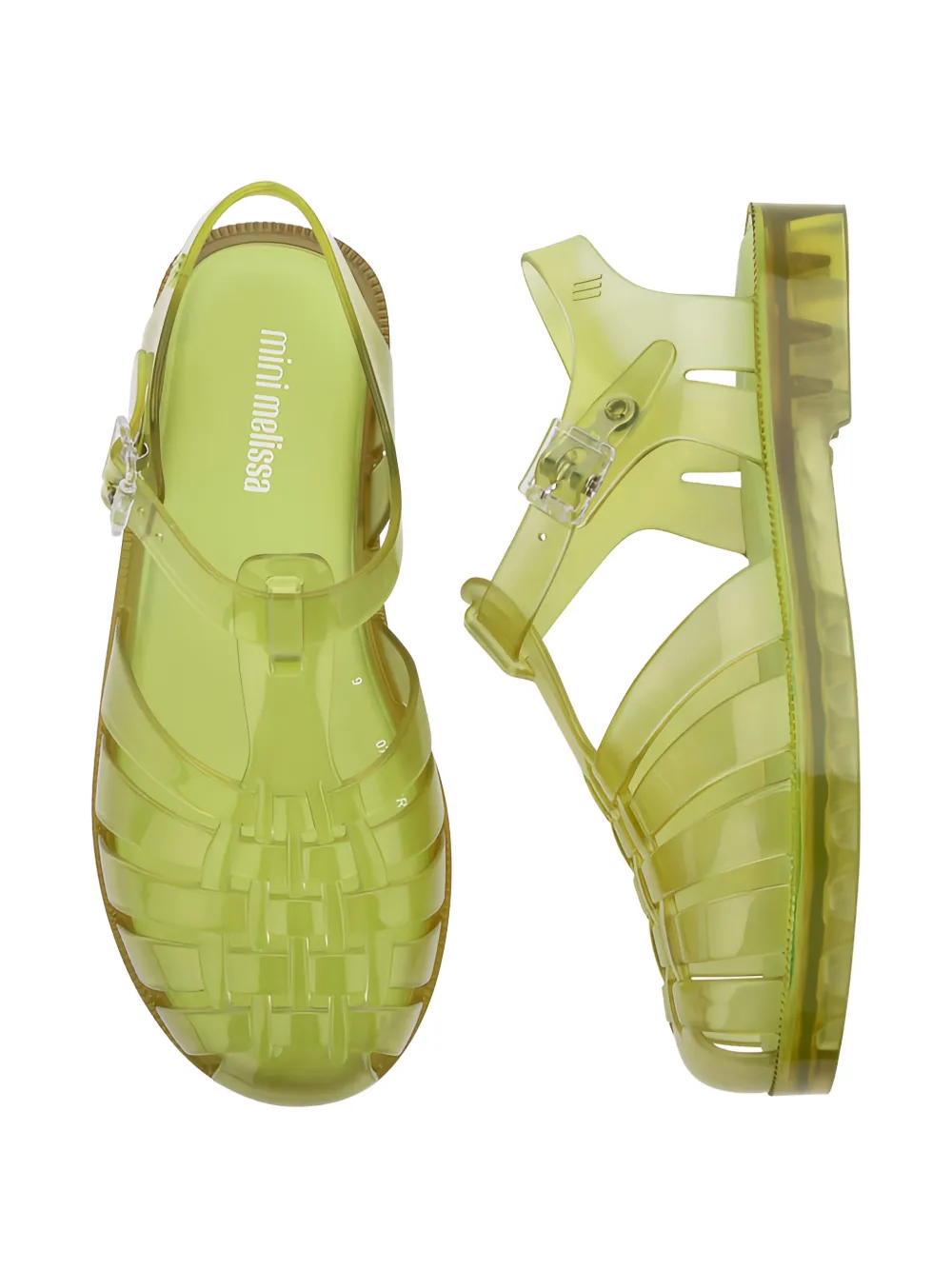 Mini Melissa Possession woven sandals Groen