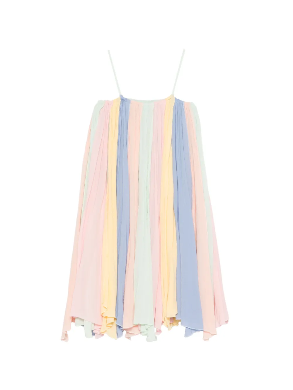 Stella McCartney Kids Geplooide jurk Roze