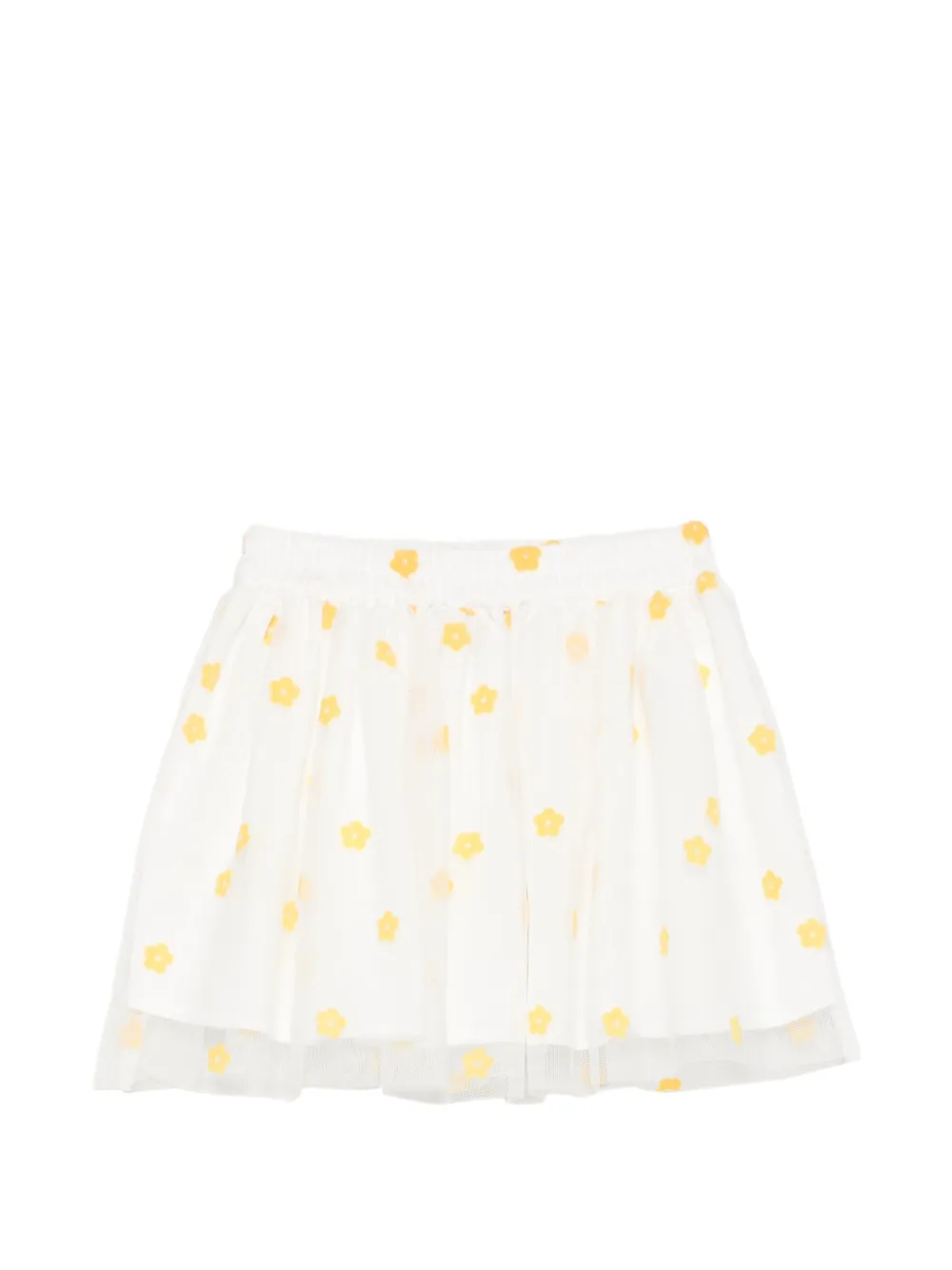 Stella McCartney Kids floral skirt - Bianco