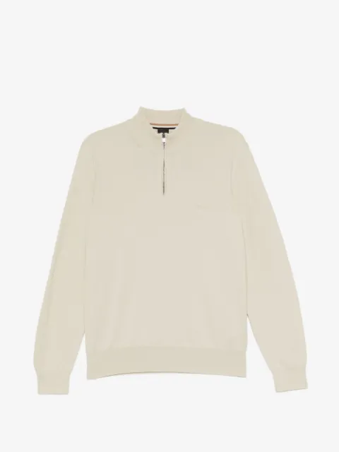BOSS half-zip jumper