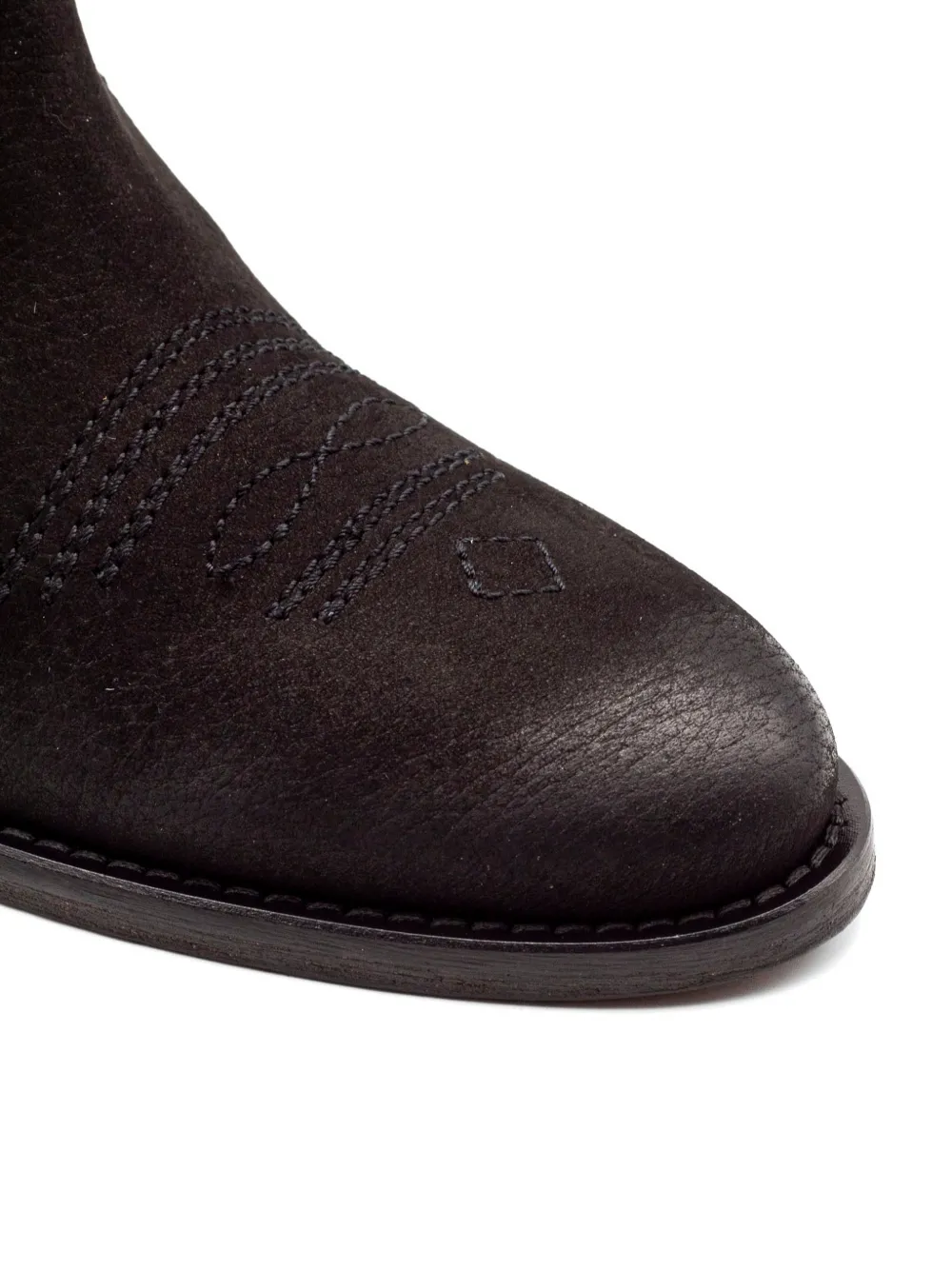 Via Roma 15 applique-embroidery boots Zwart