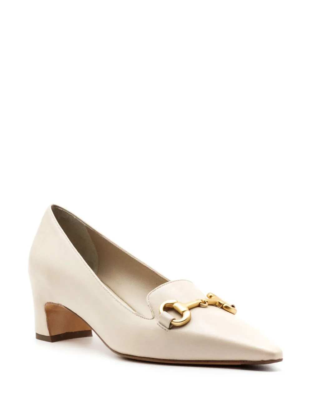 mara bini Pumps met horsebit-detail Beige