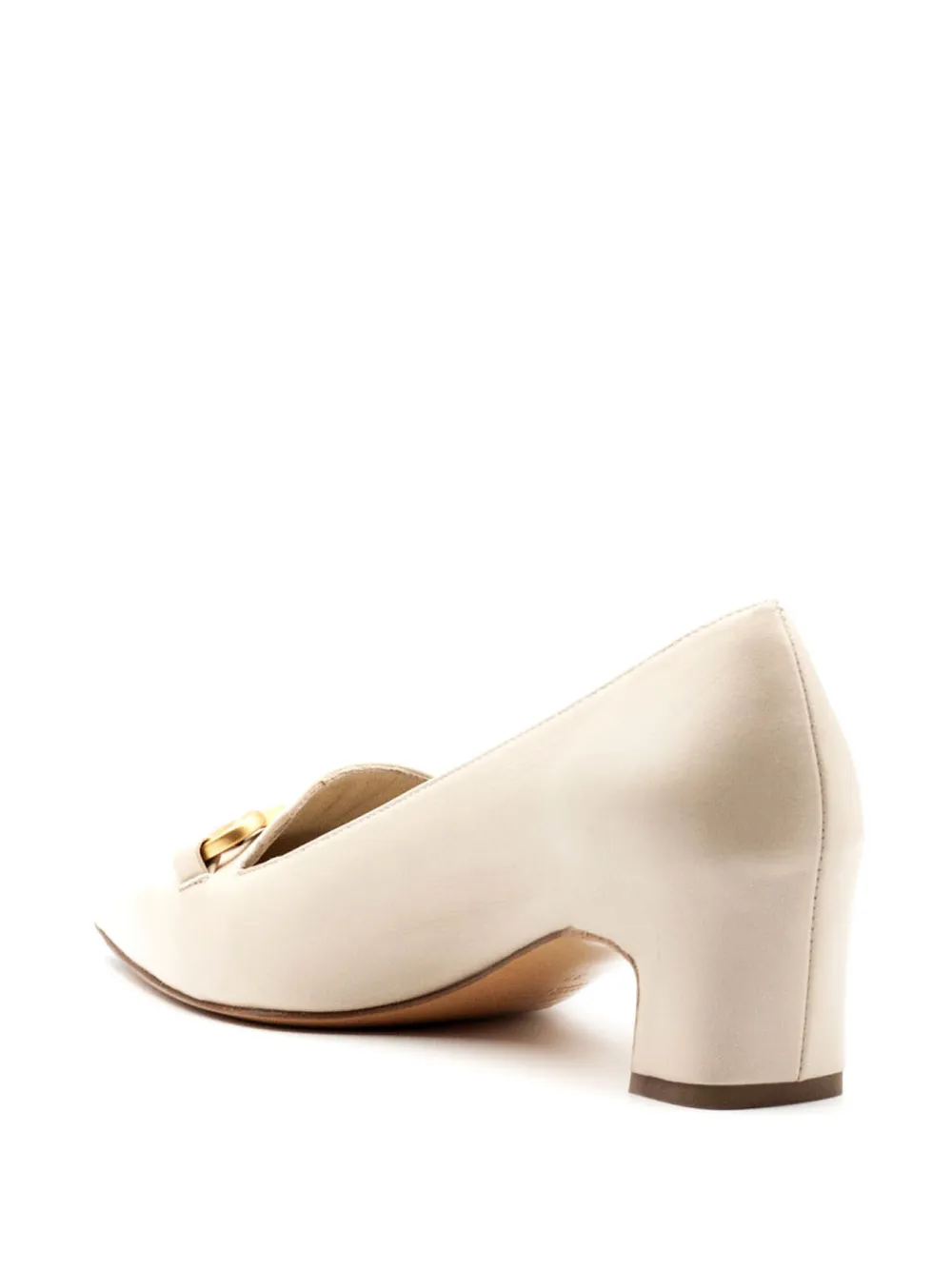 mara bini Pumps met horsebit-detail Beige