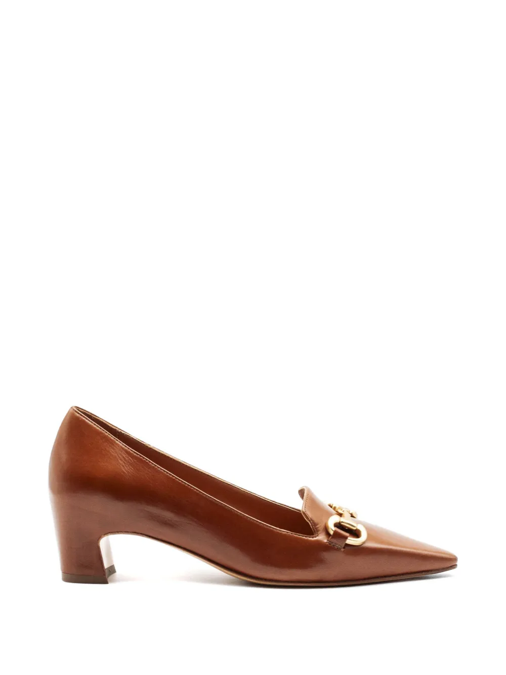 Mara bini Horsebit pumps Bruin
