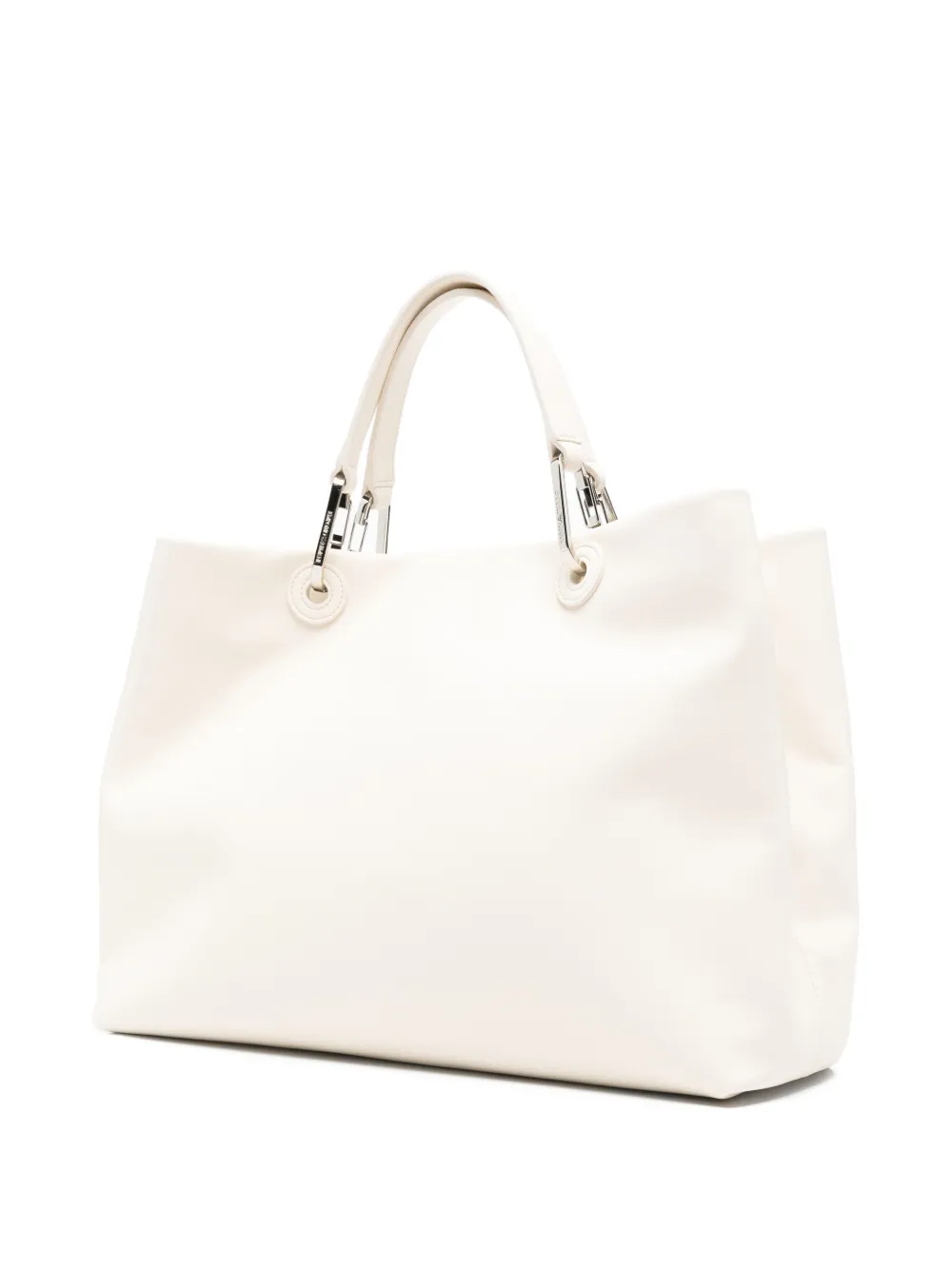  Emporio Armani Leather Shoulder Bag - Neutrals 