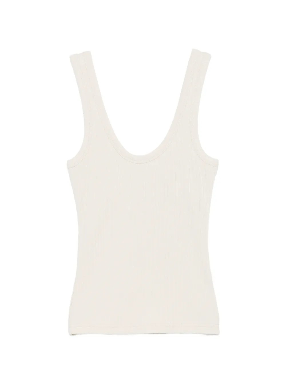 Tela D.Sofia ribbed tank top - Toni neutri