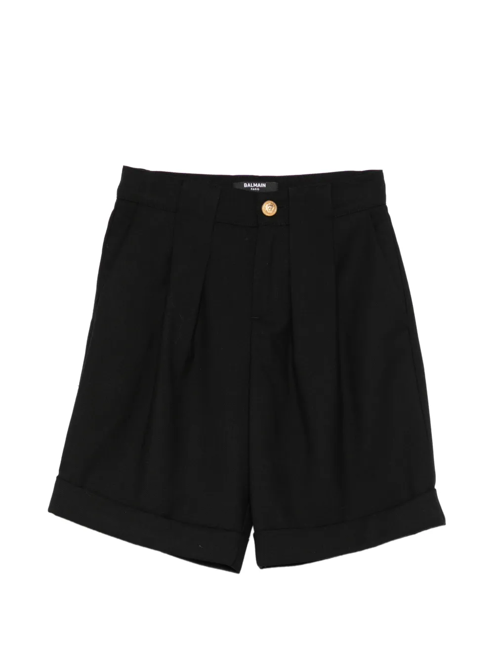 Balmain Kids pleated shorts - Nero