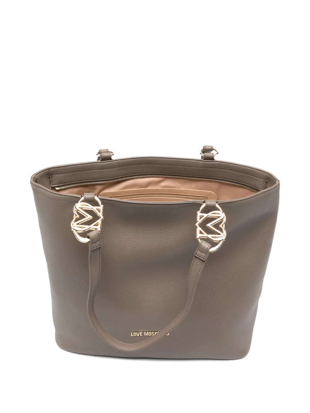 Love Moschino Schoudertas met logo Grijs