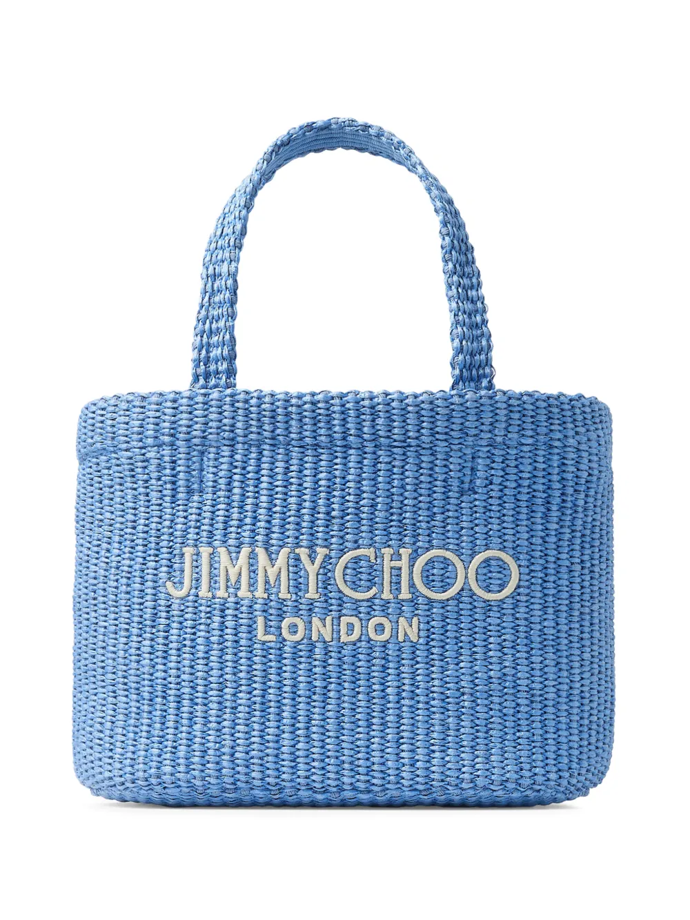 Jimmy Choo Borsa mini con design intrecciato - Blu