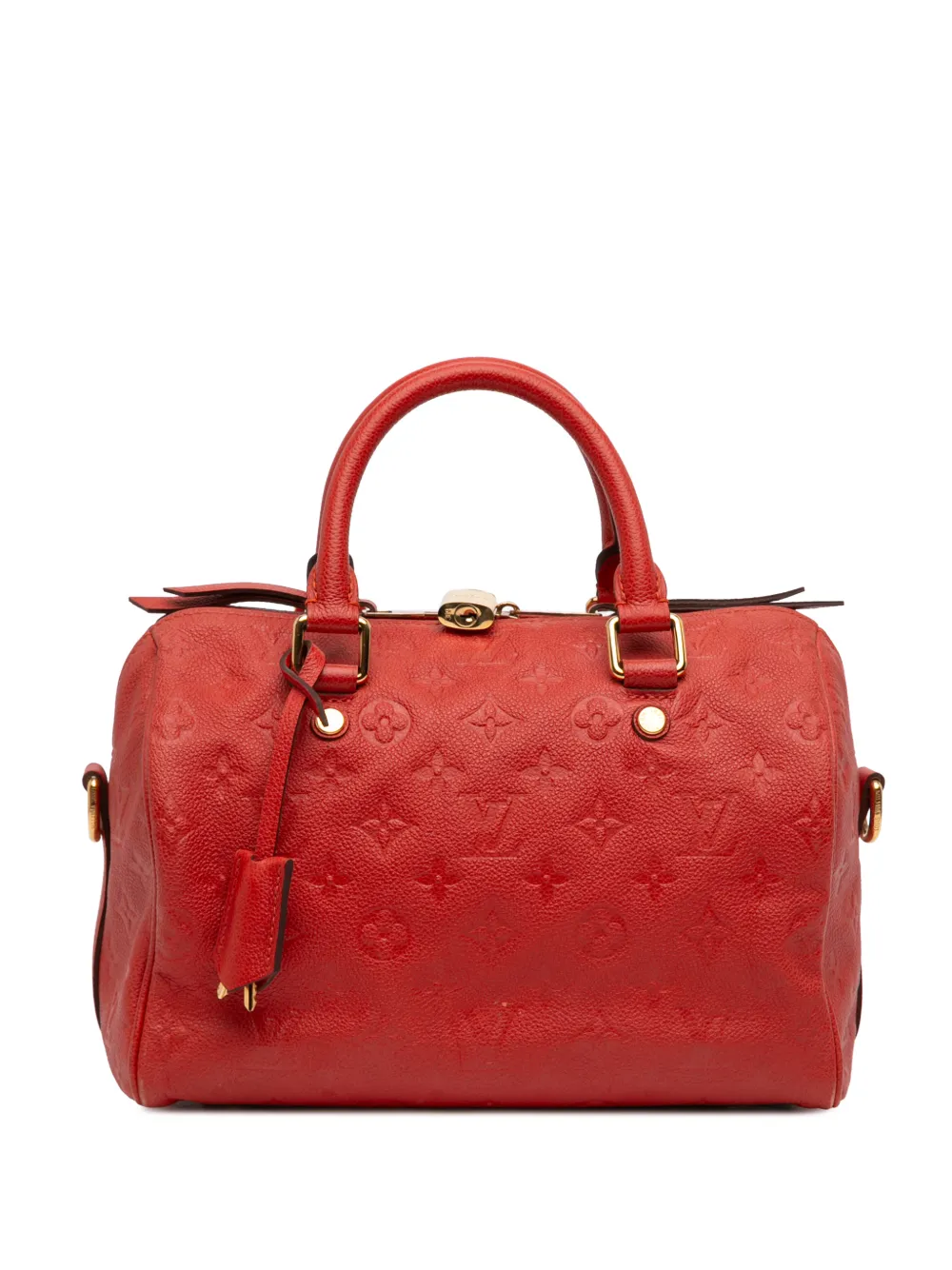 Louis Vuitton Pre-Owned 2013 Monogram Empreinte Speedy Bandouliere 25 satchel - Rosso
