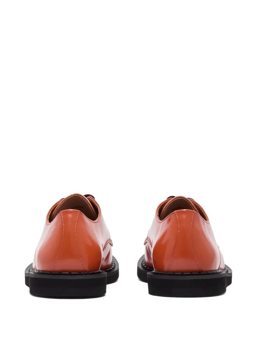 George Cox Leren Derby schoenen Oranje