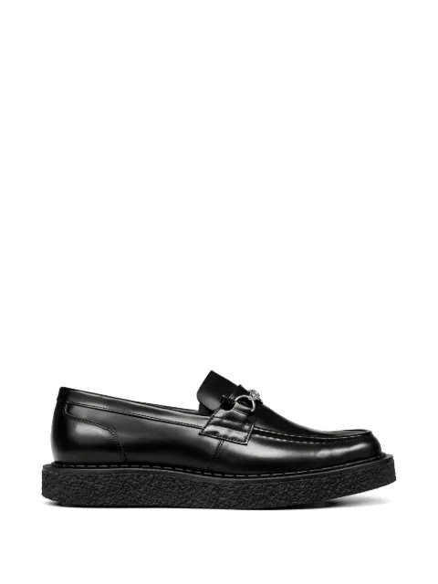 George Cox appliqué-detail leather loafers